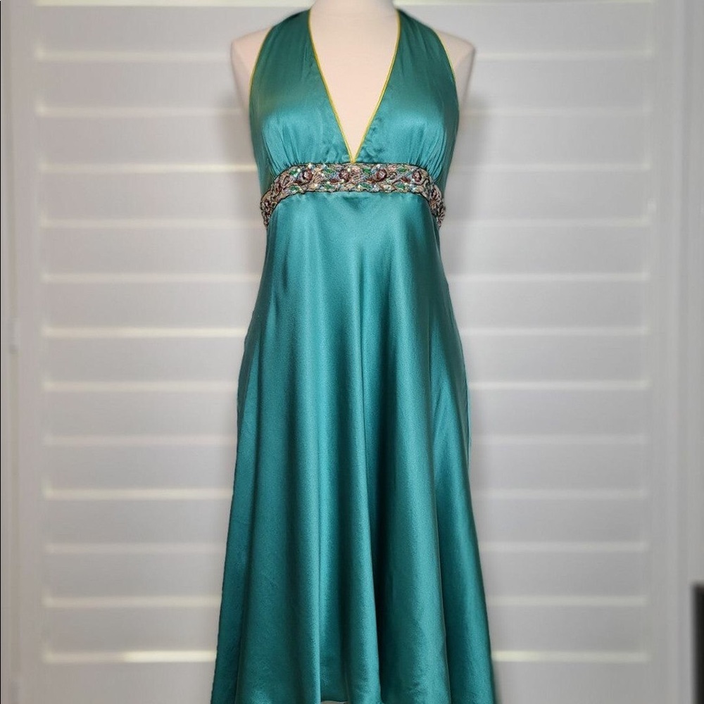 To The Max silk halter dress